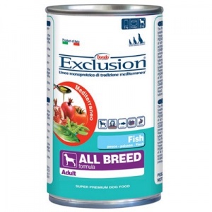 Foto Exclusion Mediterraneo - All breed al Pollo 400 gr