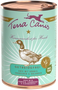 Foto Terra Canis - Grain Free all'Anatra con Zucca, Fragole e Sambuco da 400gr