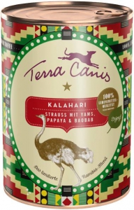 Foto Terra Canis - Namibia "Kalahari" Grain Free allo Struzzo con Papaya, Yam e Baobab da 400g