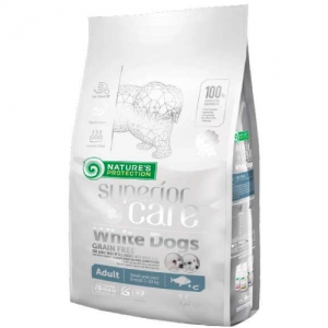 Foto Nature's Protection Superior Care - White Dog Grain Free Adult Small Pesce Bianco 10 Kg