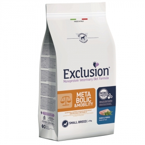 Foto Exclusion - Diet Metabolic Mobility Small con Maiale e Fibre da 2 kg