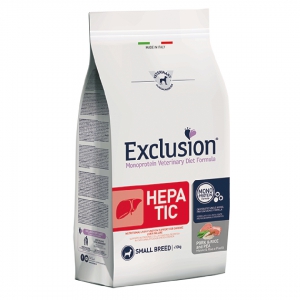 Foto Exclusion - Diet Hepatic Small con Maiale e Riso da 2 kg