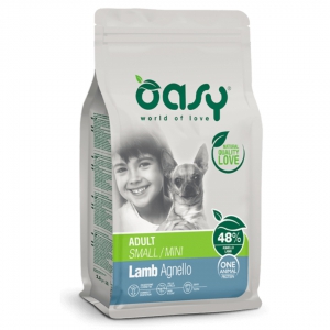 Foto Oasy - One Animal Protein Adult Small/Mini all'Agnello da 2,5 kg