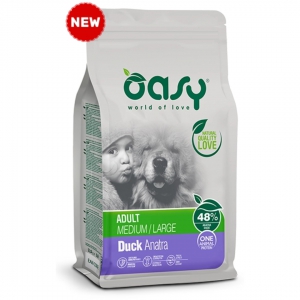 Foto Oasy - One Animal Protein Adult Medium/Large all'Anatra da 12 kg