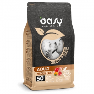 Foto Oasy - Grain Free Adult Medium/Large all'Agnello da 12 kg
