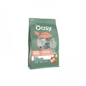 Foto Oasy superior formula gatto adult sterilized salmone 1,5 kg
