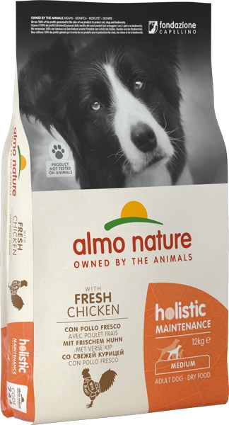 Foto Almo Nature - Holistic Adult Medium con Pollo e Riso da 12 kg