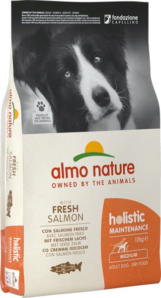 Foto Almo Nature - Holistic Adult Medium con Salmone e Riso da 12 kg