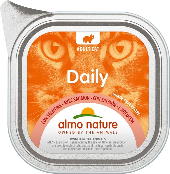 Foto Almo Nature - Daily con Salmone MULTIPACK 32 x 100gr