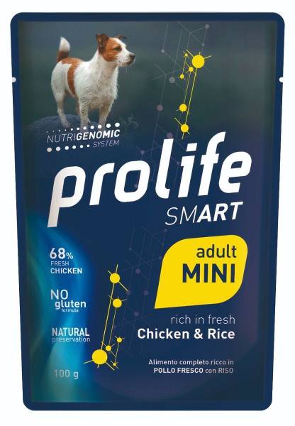 Foto Prolife - Smart Adult Mini con Pollo e Riso da 100g