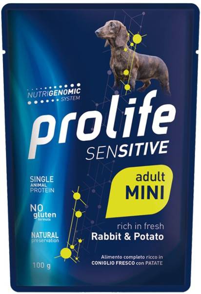 Foto Prolife - Sensitive Adult Mini con Coniglio e Patate da 100g