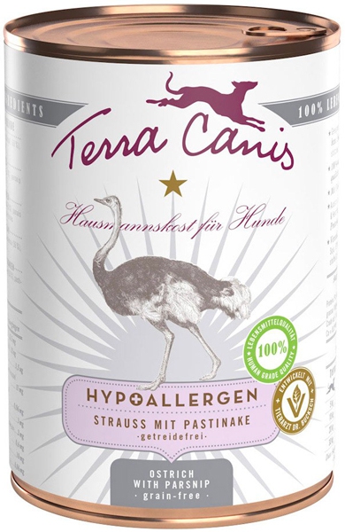 Foto Terra Canis - Hypoallergenic allo Struzzo con Pastinaca da 400gr