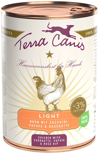 Foto Terra Canis - Light al Pollo con Zucchine, Papaia e Rosa Canina da 400gr