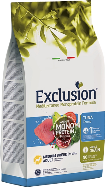 Foto Exclusion Mediterraneo - Adult Medium al Tonno da 12 Kg