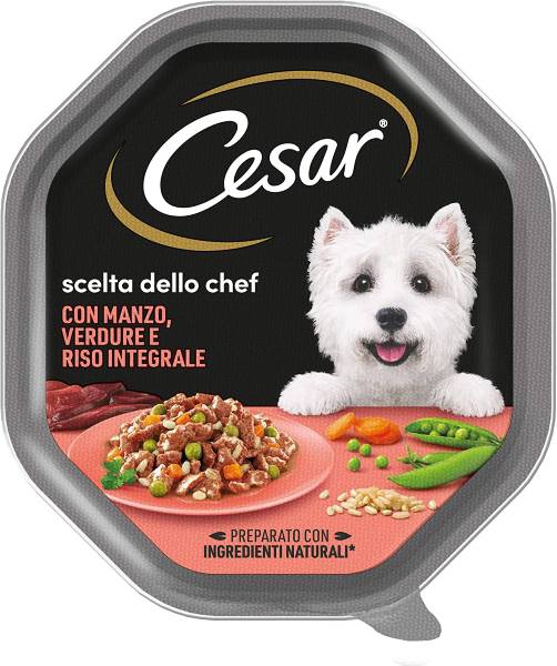 Foto Cesar Scelta dello Chef - Manzo con Verdure e Riso Integrale da 14x150g MULTIPACK