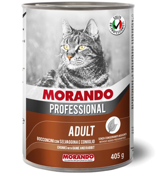 Foto Miglior Gatto Professional - Bocconcini con Selvaggina e Coniglio da 405g