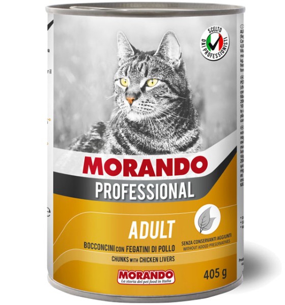 Foto Miglior Gatto Professional - Bocconcini con Fegatini di Pollo da 405g