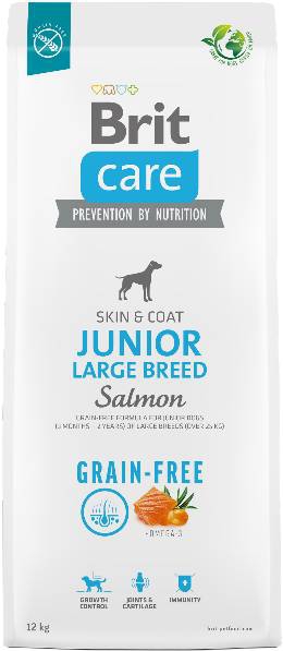 Foto Brit Care - Grain Free Junior Large Salmon da 12 Kg