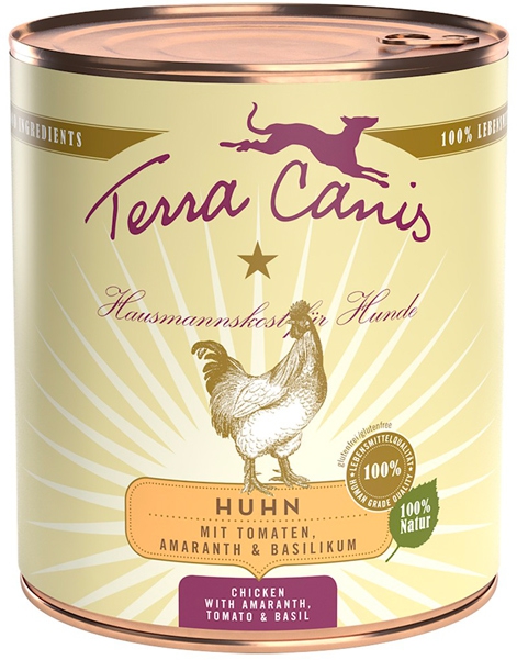 Foto Terra Canis - Classic al Pollo con Pomodori Amaranto e Basilico da 800gr 