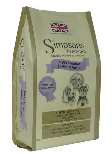 Foto Simpsons Premium Puppy Sensitive Salmone e Patate da 12 Kg