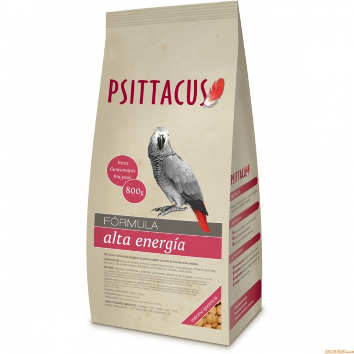 Foto Psittacus - Formula Mantenimento Alta Energia Estruso per Pappagalli da 800g