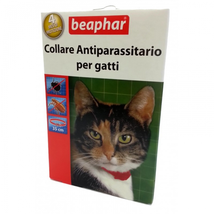 Foto Beaphar - Collare Antiparassitario Rosso da 35cm