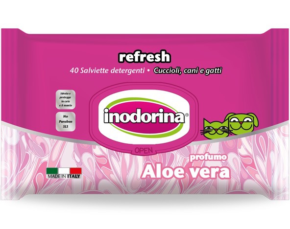 Foto Inodorina - Salviette Refresh all'Aloe Vera 40 pz