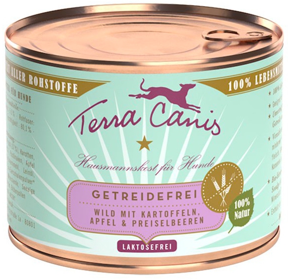 Foto Terra Canis - Grain Free alla Selvaggina con Patate, Mela e Mirtilli Rossi da 200gr