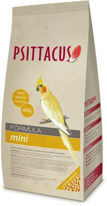 Foto Psittacus - Formula Mini Estruso per Pappagallini da 450g