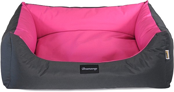 Foto Dreamaway - Petit Sofa Boston Grigio/Fuxia 65x50x22h cm