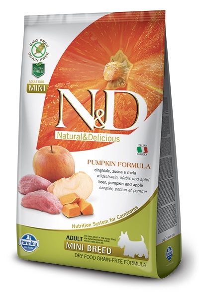 Foto Farmina N&D - Grain Free Pumpkin Adult Mini al Cinghiale, Zucca e Mela da 7 Kg