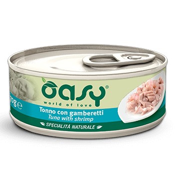 Foto Oasy - Specialità Naturale con Tonno e Gamberetti da 70g