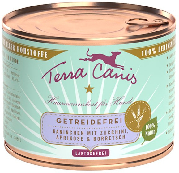 Foto Terra Canis - Grain Free al Coniglio con Zucchine Albicocca e Borragine da 200gr