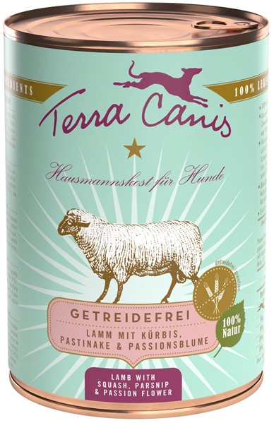 Foto Terra Canis - Grain Free all'Agnello con Zucca, Pastinaca e Passiflora da 400gr