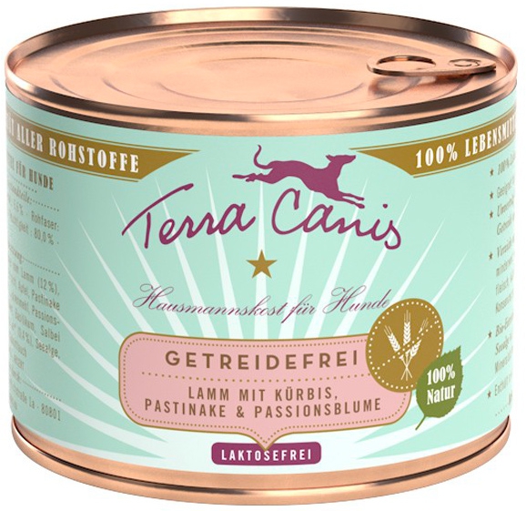 Foto Terra Canis - Grain Free all'Agnello con Zucca, Pastinaca e Passiflora da 200gr