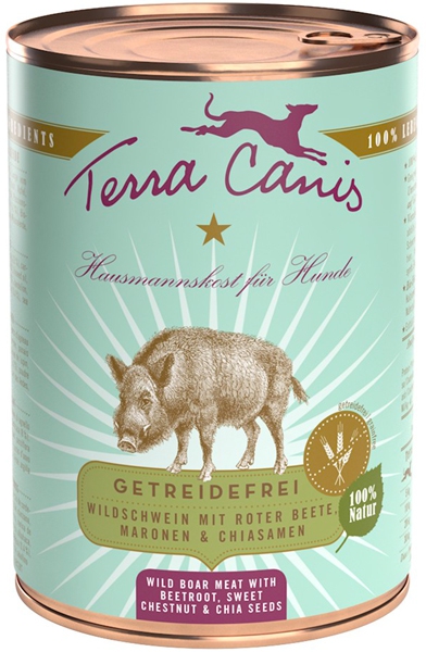 Foto Terra Canis - Grain Free al Cinghiale con Barbabietola, Castagne e Semi di Chia da 400g