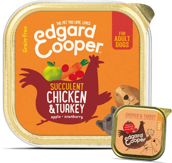 Foto Edgard & Cooper Pollo e Tacchino MULTIPACK da 11 x 150 g