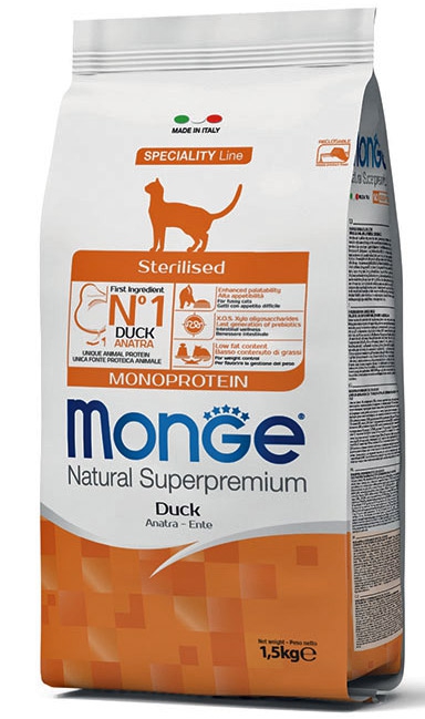 Foto Monge Speciality Line - Sterilised Ricco d'Anatra da 1.5 Kg