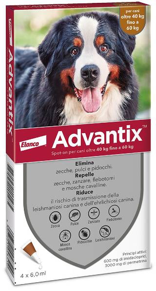 Foto Bayer - Advantix per Cani di 40-60 Kg da 4 x 6 ml