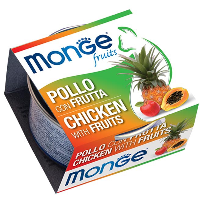 Foto Monge - Fruits con Pollo e Frutta da 80g