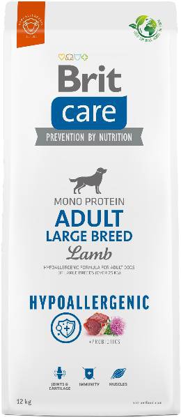 Foto Brit Care - Hypoallergenic Adult Large Breed Lamb da 12 Kg