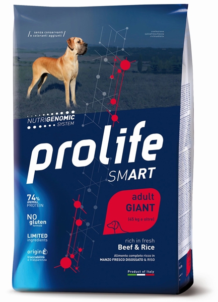 Foto Prolife - Smart Adult Giant al Manzo e Riso da 12 Kg