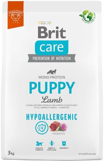 Foto Brit Care - Hypoallergenic Puppy Lamb da 3 Kg