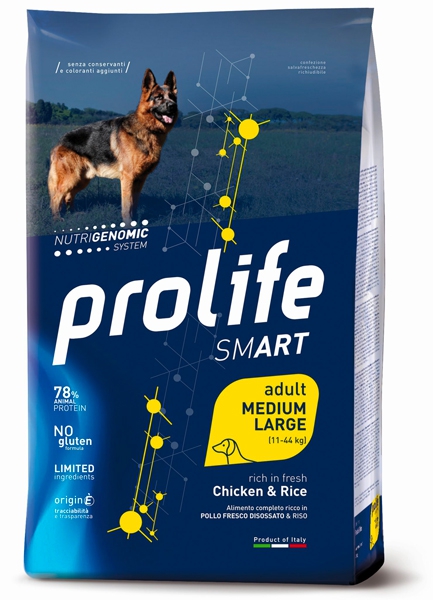 Foto Prolife - Smart Adult Medium/Large al Pollo e Riso da 12 Kg