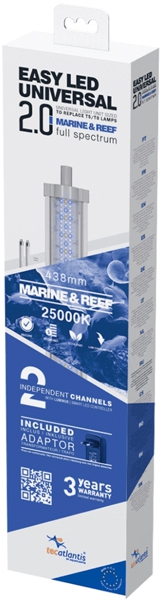 Foto Aquatlantis - Easy LED Universal 2.0 Marine Reef 590mm 25000K 28W