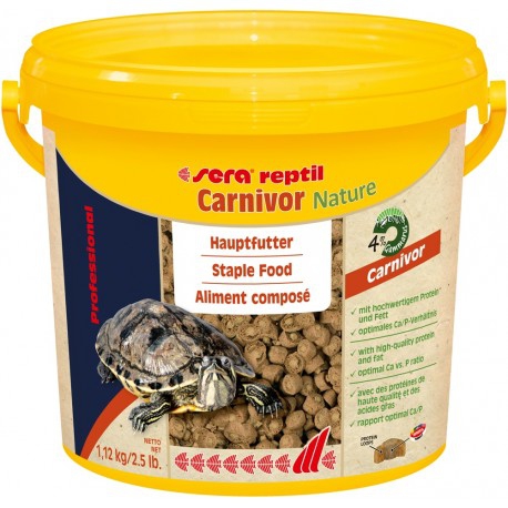 Foto Sera Reptil - Professional Carnivor Nature da 3800ml