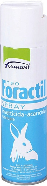 Foto Formevet - NeoForactil Spray Antiparassitario per Conigli da 250ml