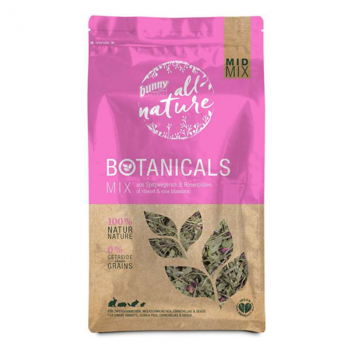 Foto Bunny Nature - Botanicals Mid Mix con Plantago Lanceolata e Fiori di Rosa da 120 g