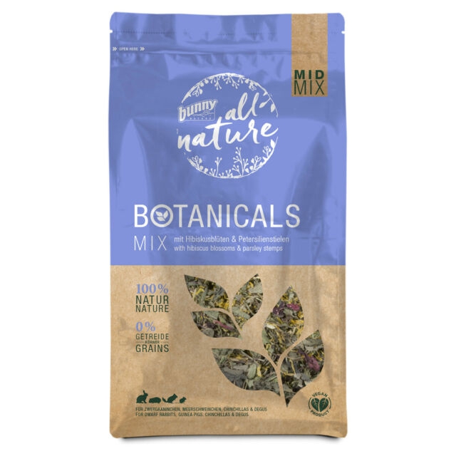 Foto Bunny Nature - Botanicals Mid Mix con Fiori di Ibisco e Prezzemolo da 120 g