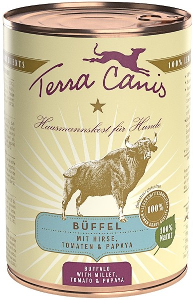 Foto Terra Canis - Classic al Bufalo con Miglio, Pomodoro e Papaya da 400gr 